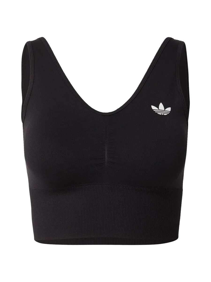 Спортивный бюстгальтер-бралетт ADIDAS ORIGINALS, черный