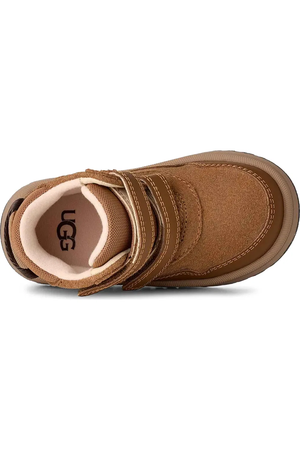 Детские ботинки гибридные из кожи и замши Rennie UGG, Chestnut — фото 3