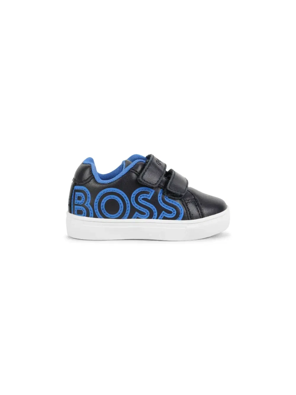 Кроссовки с вышитым логотипом Boss Kidswear, черный — фото 2