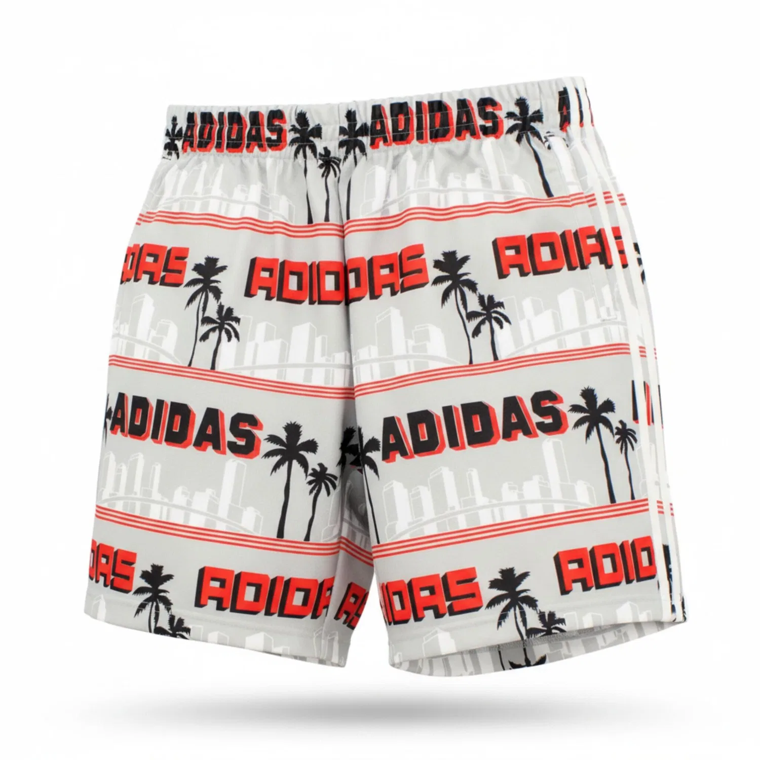 Мужские шорты с принтом Nigo La Palm Adidas, Grau