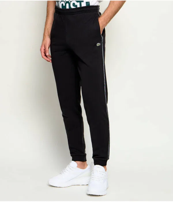 Мужские штаны спортивные зауженные Lacoste, черный