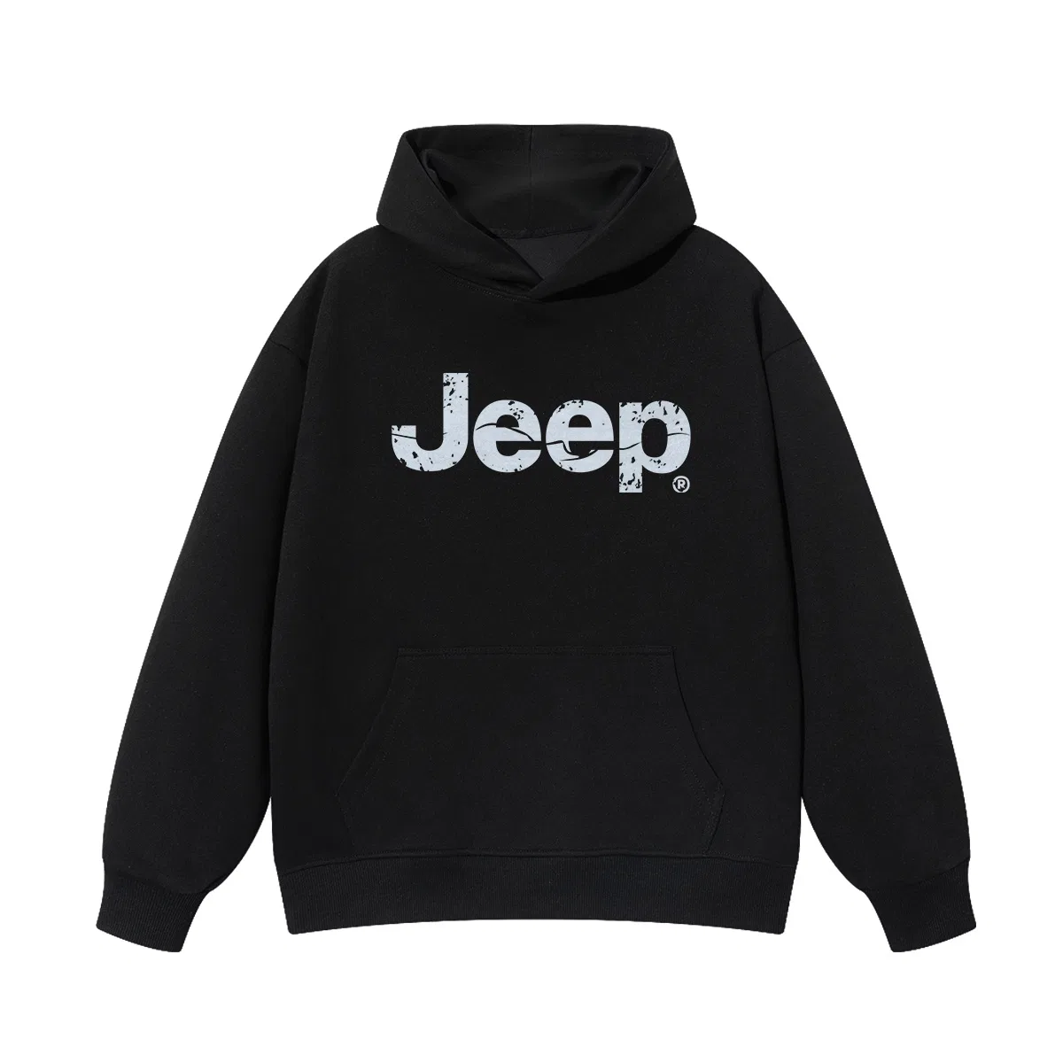 Детский свитшот с капюшоном утепленный Jeep, Black
