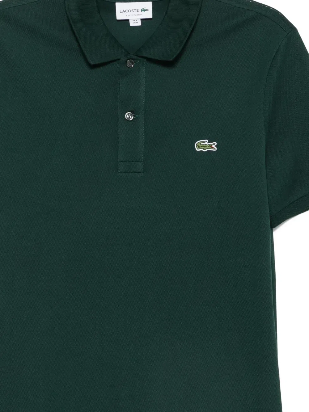 Рубашка-поло с короткими рукавами Lacoste, зеленый — фото 3