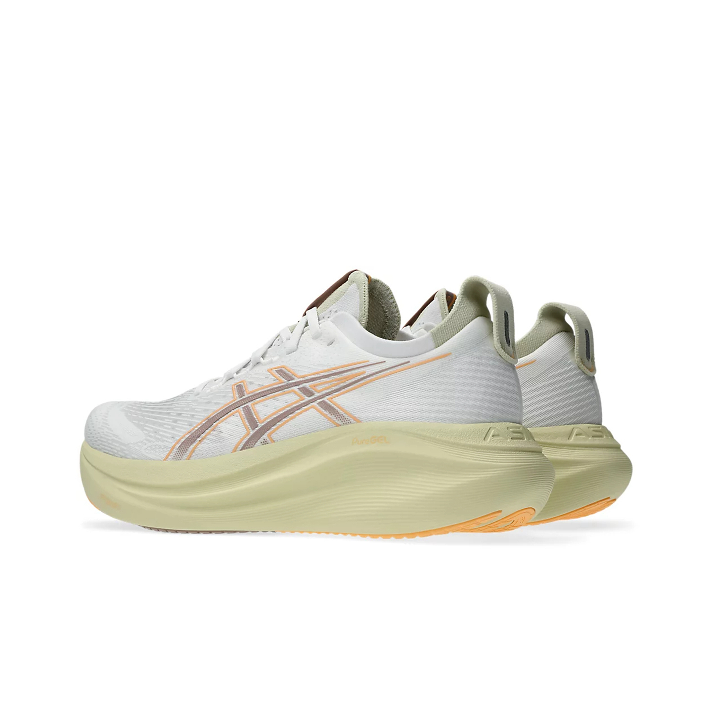 GEL Nimbus 27 кроссовки для бега Unisex ASICS, белый — фото 4