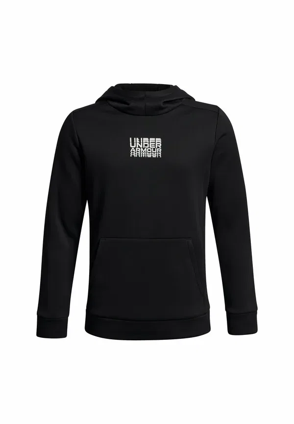 Толстовка с капюшоном полиэстер Armour fleece retro graphic Under Armour, черный