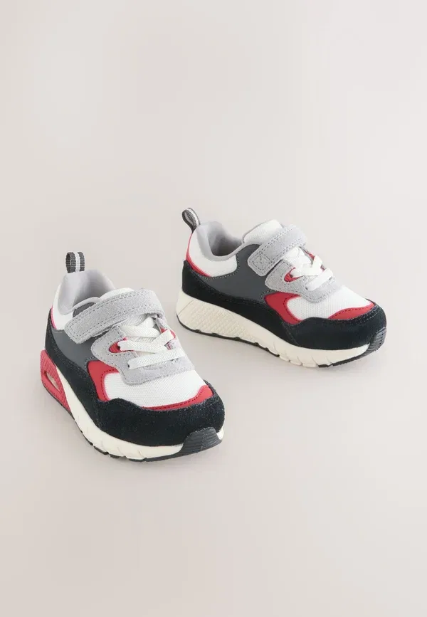 Кроссовки на шнурке Elastic Lace Bubble Trainers Next, Red, черный/красный — фото 3