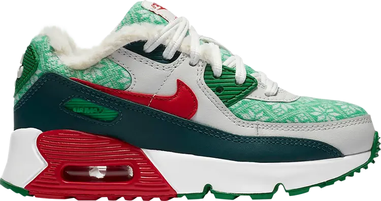 

Кроссовки Nike Air Max 90 PS 'Christmas Sweater', белый