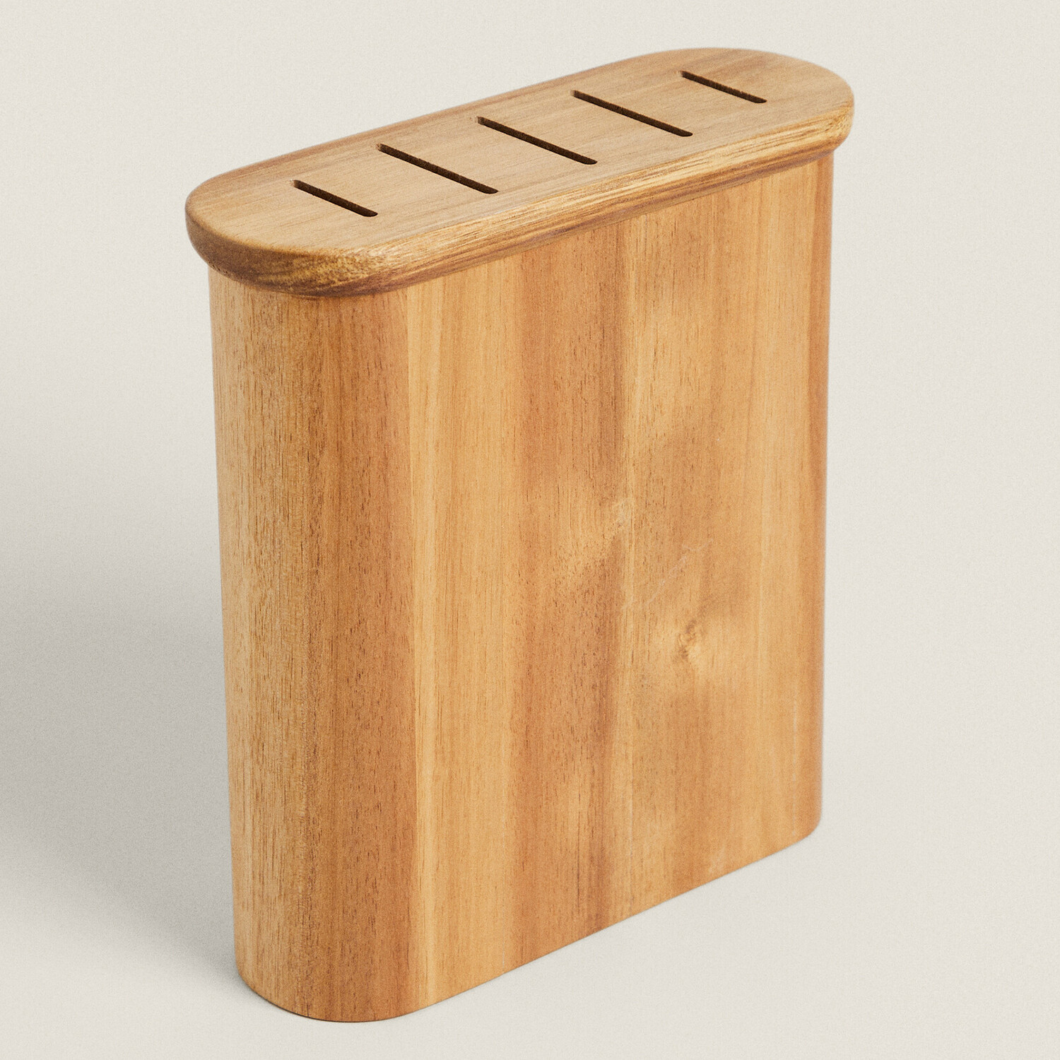

Держатель для ножей Zara Home Wooden With Handle, светло-коричневый