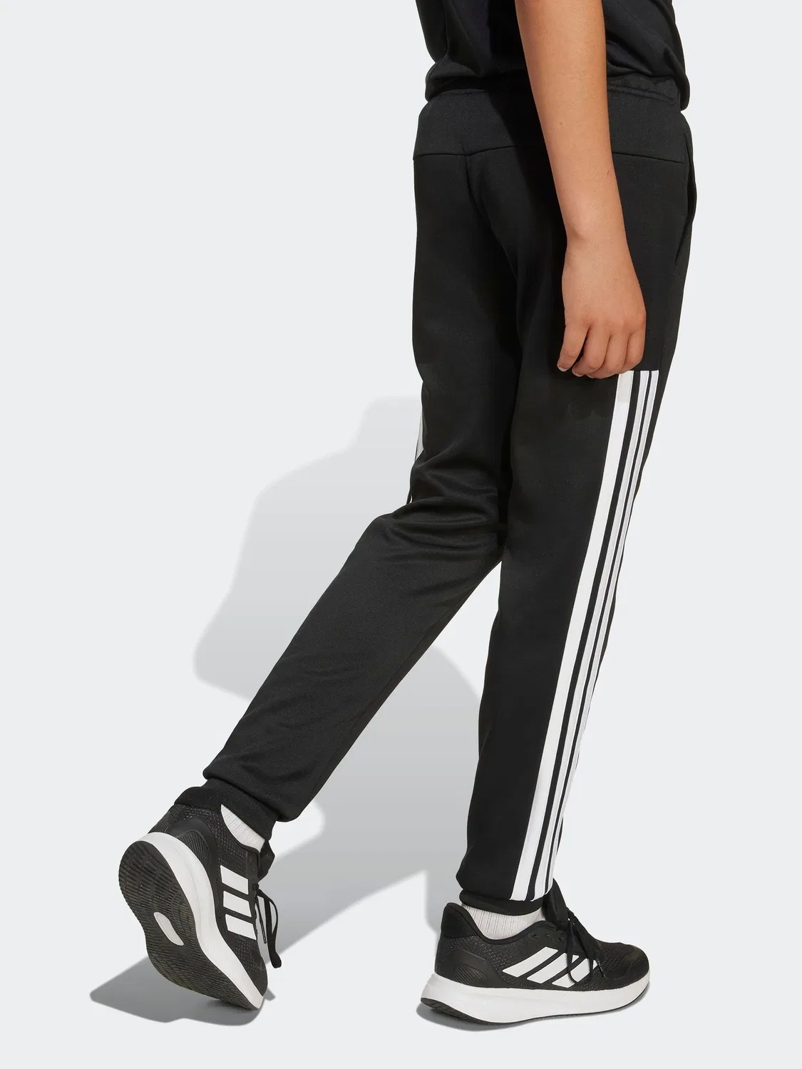 Штаны спортивные с завязкой adidas, черный — фото 2