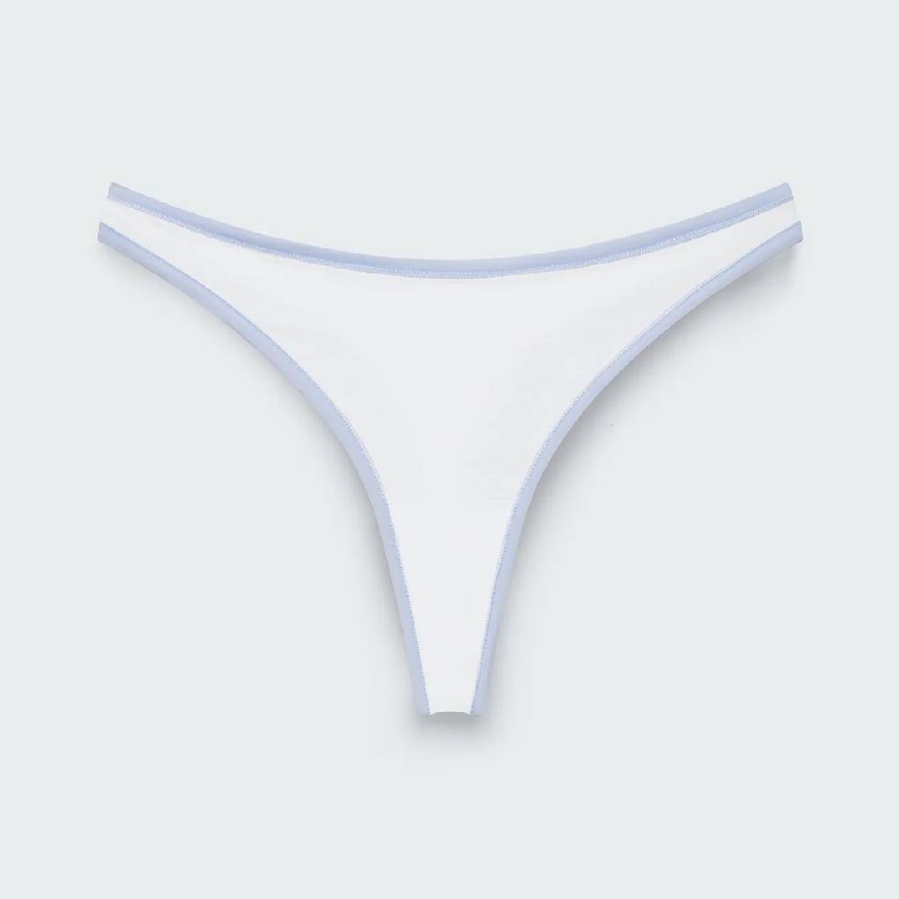 

Трусы-стринги Syrn Kiss This Mid Rise, белый/голубой