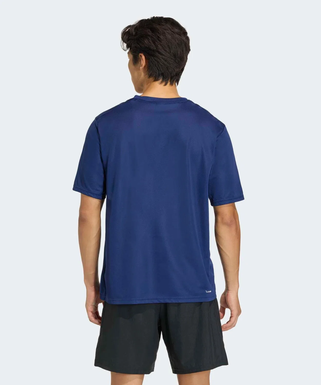 Мужская футболка с длинным рукавомAdidas Workout Essentials Base T-Shirt, Blue — фото 2