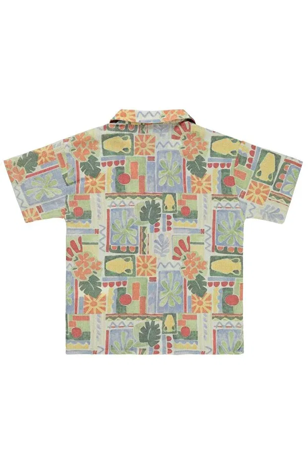 Детская рубашка для мальчиков с карманом Civil Boys, Ecru — фото 2