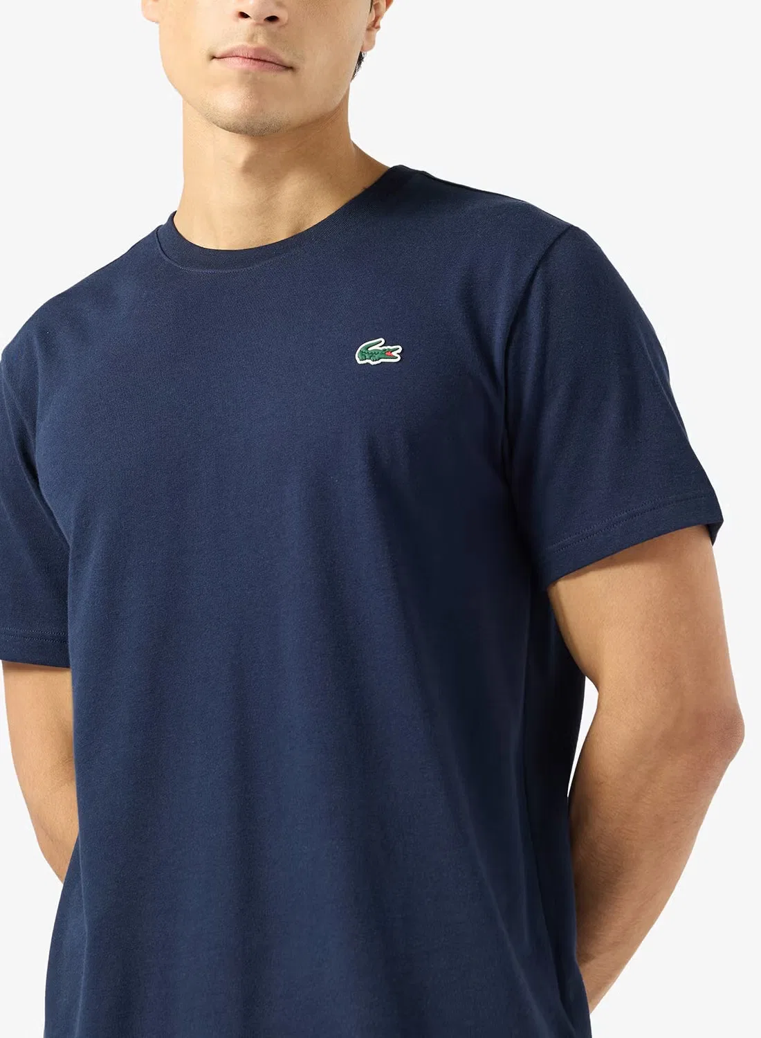 Футболка с высоким воротом Lacoste, темно-синий — фото 3