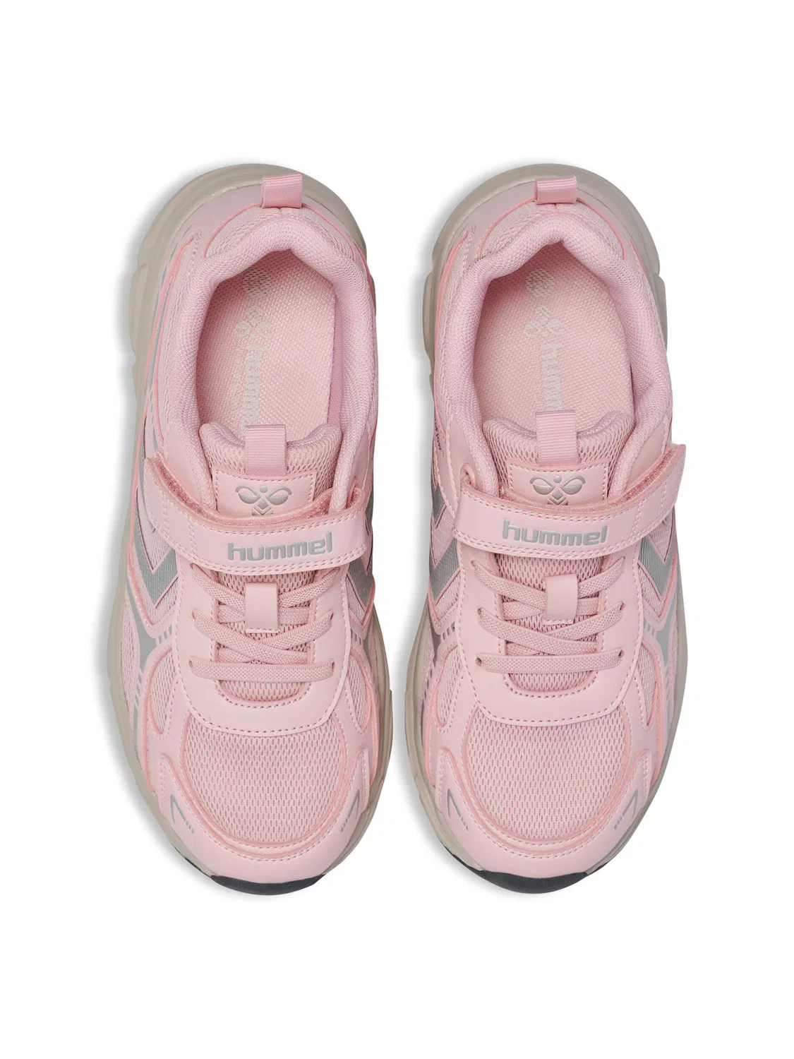 Детские кроссовки с липучкой Effort One Hummel, Роза — фото 3