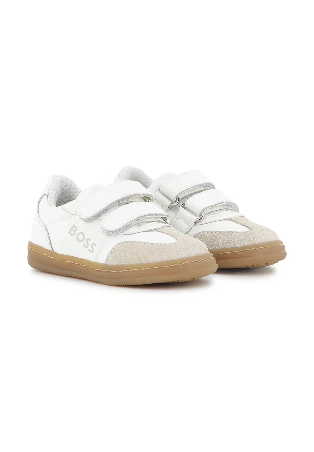 Детские кроссовки - обувь для малышей Boss Kidswear, White — фото 2