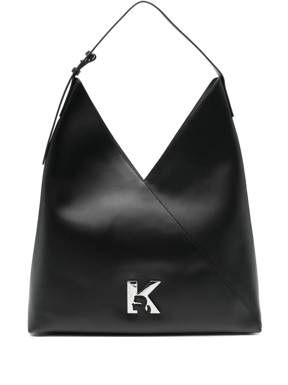 

Сумка через плечо с нашивкой-логотипом Karl Lagerfeld Jeans, черный