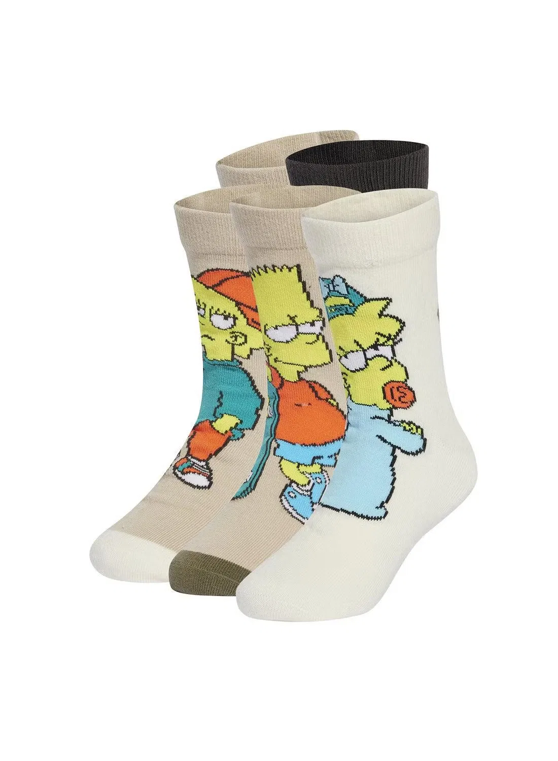 Носки с принтом The Simpsons Adidas, коричневый