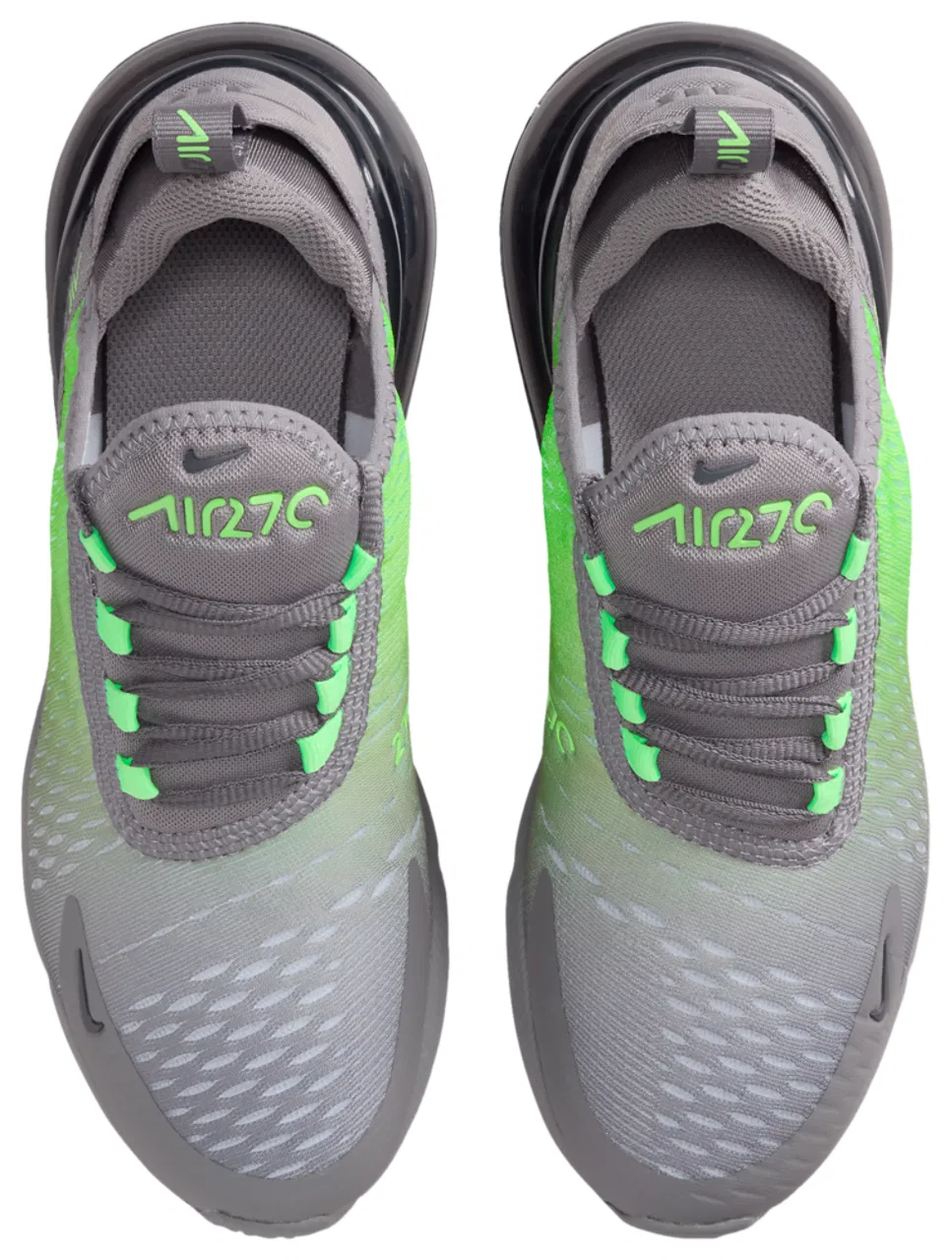 Кроссовки для мальчиков Air Max 270 Nike, цвет Pencil Point/Anthracite/Lime Blast — фото 4