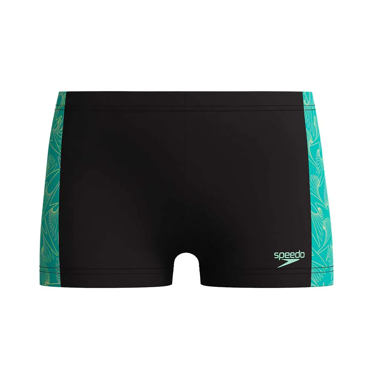Детский плавательный шорты для мальчиков с принтом Hyperboom Pannel Aquashort Speedo, Verde