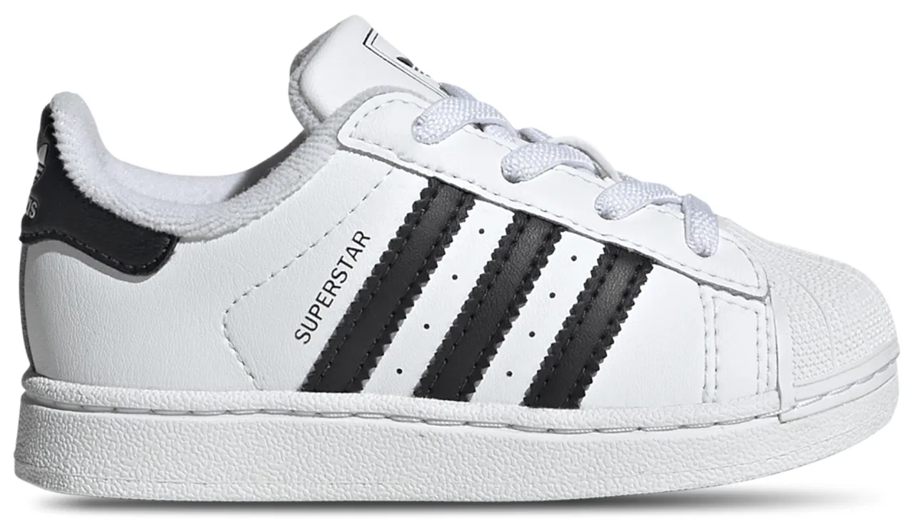 Кроссовки для мальчиков Superstar II Adidas, белый/черный