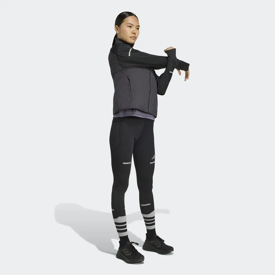 Ветровка для бега Adi365 Running Climawarm, adidas, Черный — фото 2