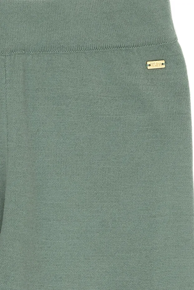 Детские брюки для девочек широкие вязаные U.S. Polo Assn., Mint — фото 4