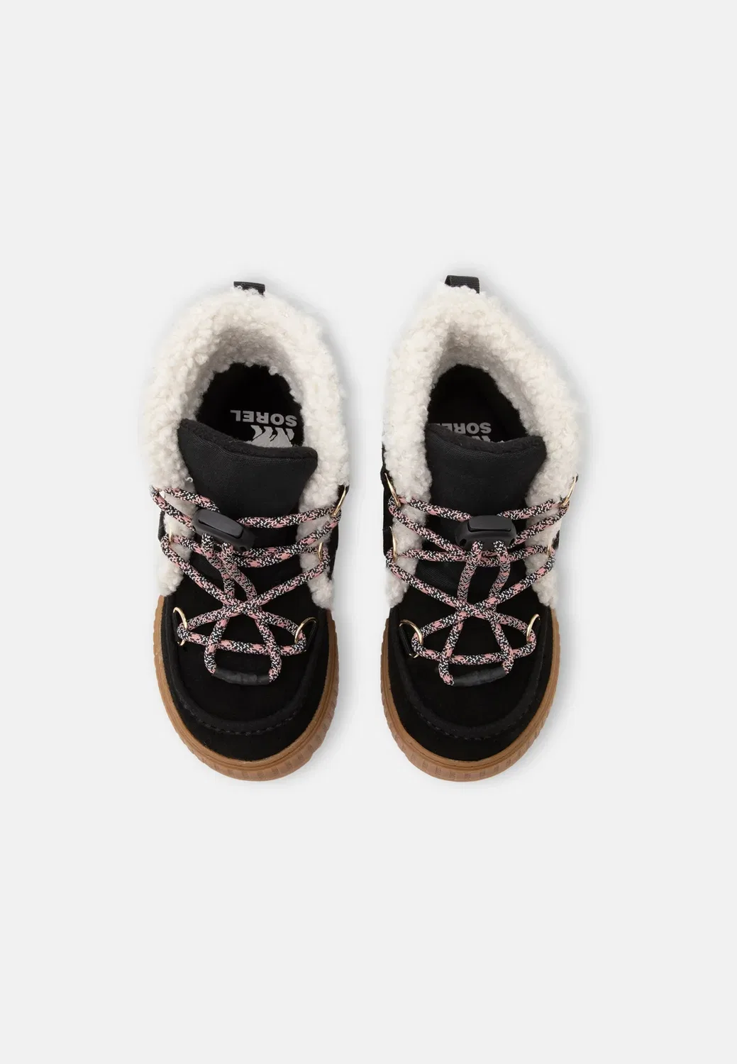 Детские зимние ботинки унисекс Ona Ave Alpine WP Sorel, Black — фото 4