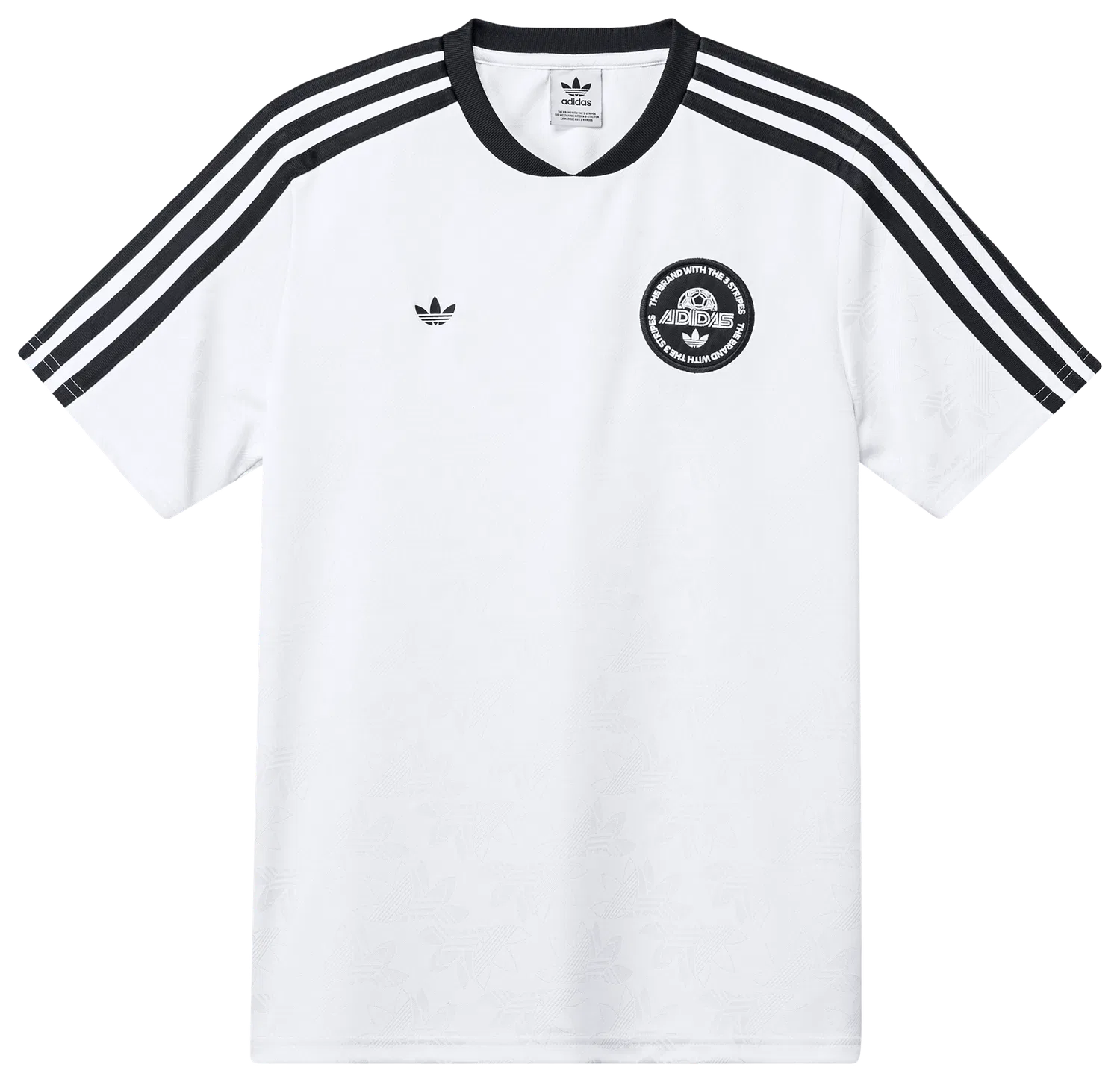 Детская футболка для мальчиков с принтом Football T-Shirt adidas, Black/White — фото 2