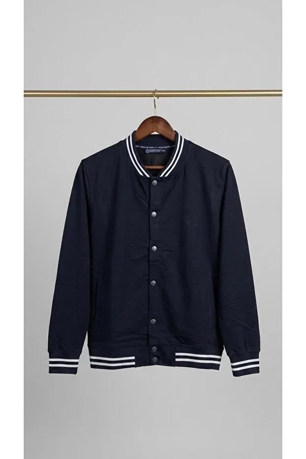 Детский кардиган для мальчиков с принтом Ada Yildiz Kids, Navy Blue — фото 3