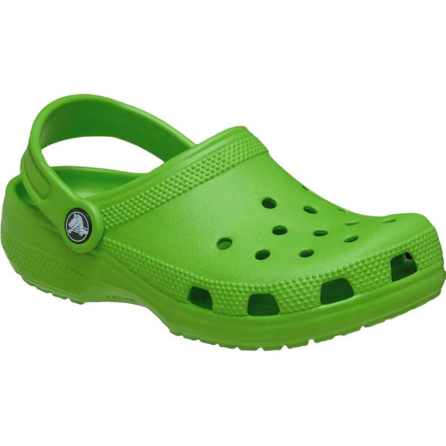Детские сабо с закрытым носком Classic Clog Crocs, Green — фото 3