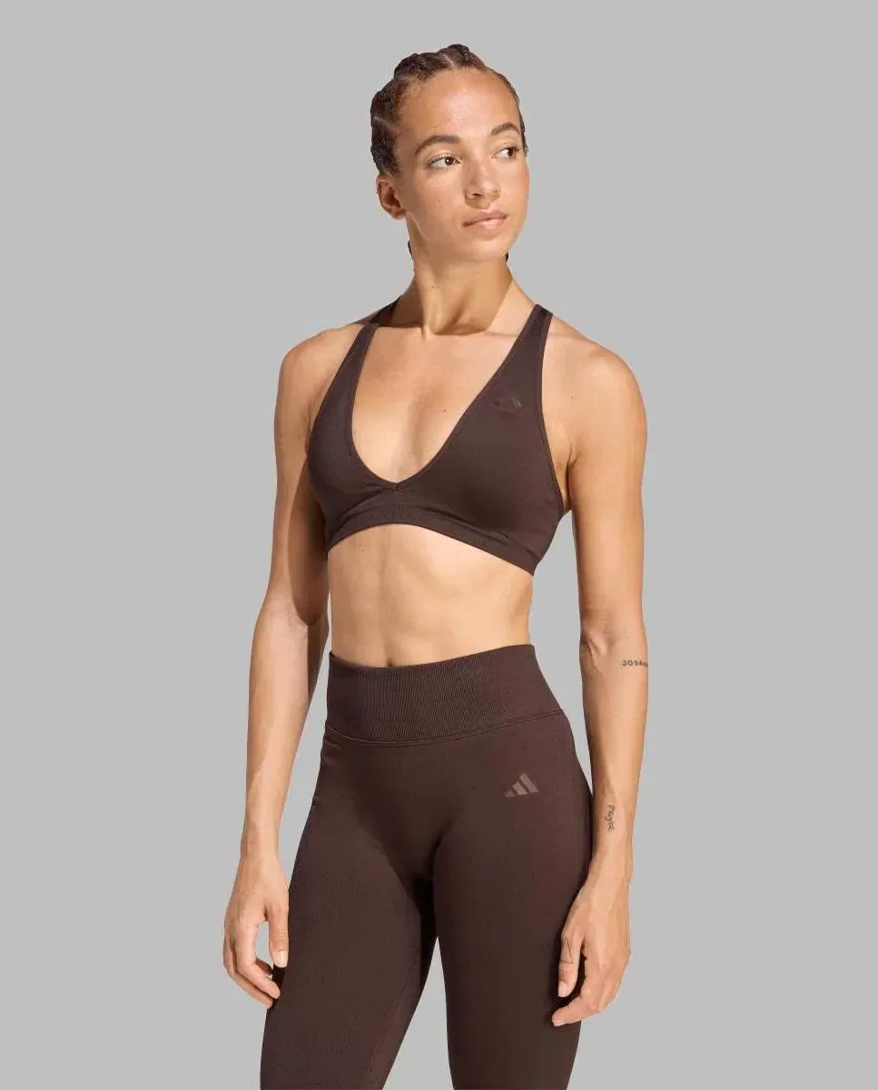 Женский топ Workout Essentials adidas, Цвет Marrón — фото 3