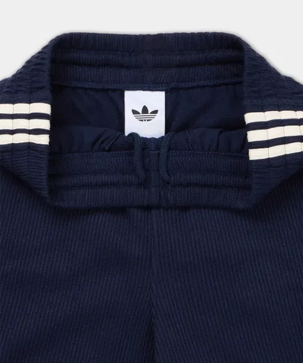 Шорты вафельной фактуры, Adidas, темно-синий — фото 3