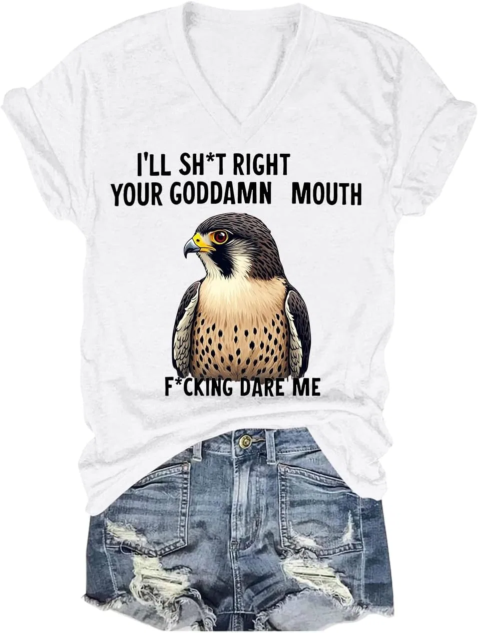 Футболка с принтом Unisex Short Sleeve, White