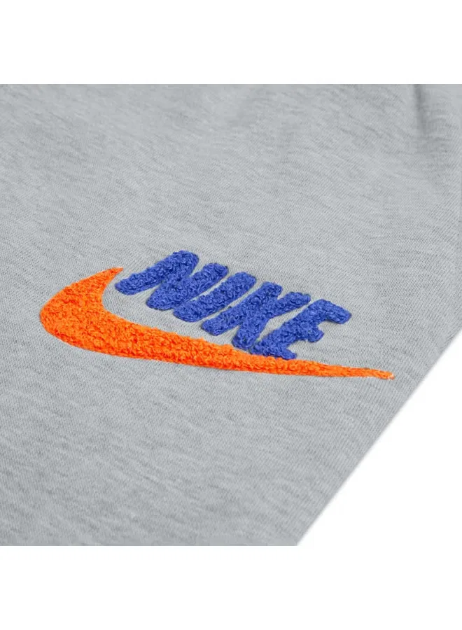 Джоггеры детские с фактурным плетением Nike, серый — фото 2