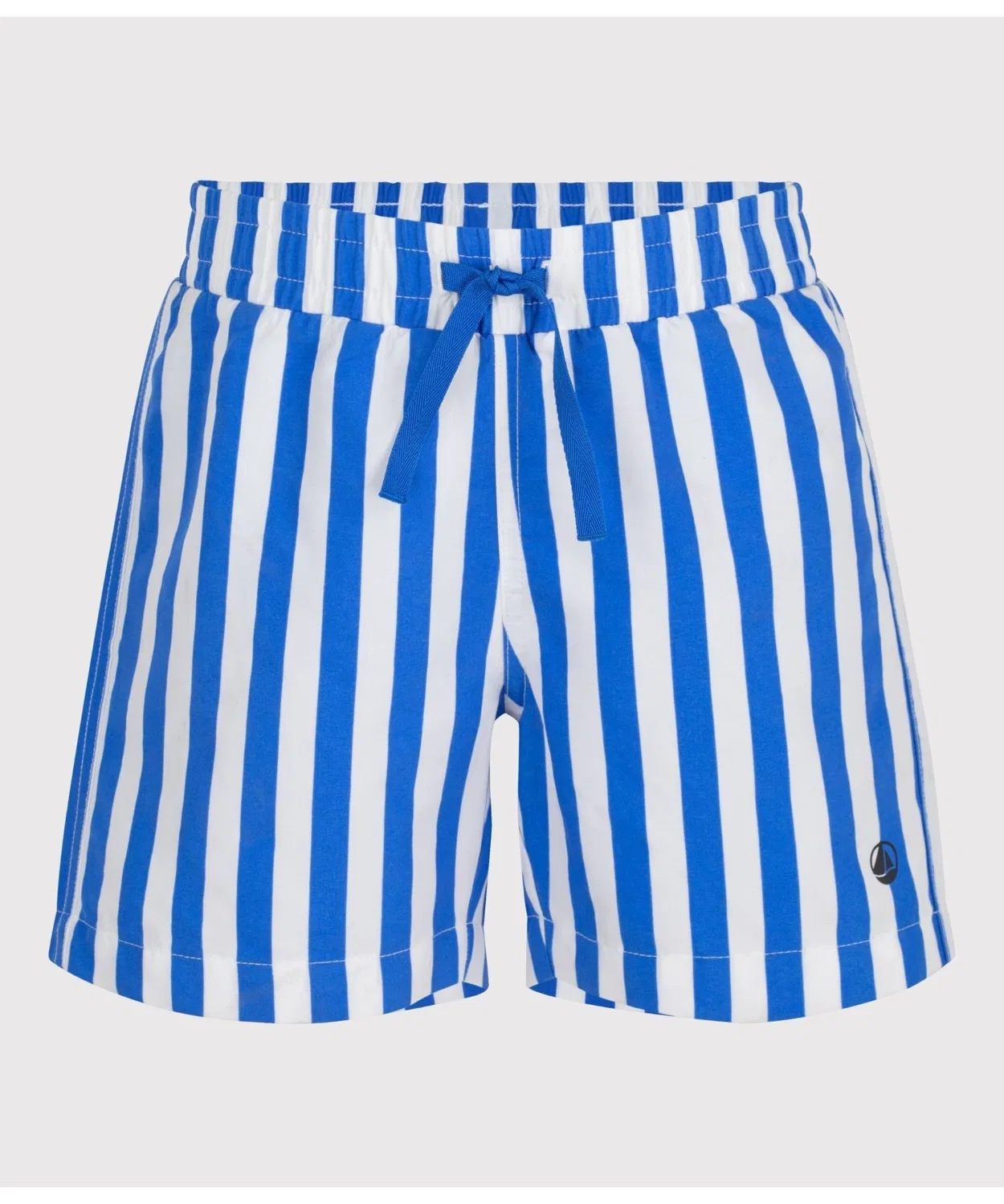 Детские плавки с полосатым принтом Stripe PETIT BATEAU, White/Blue