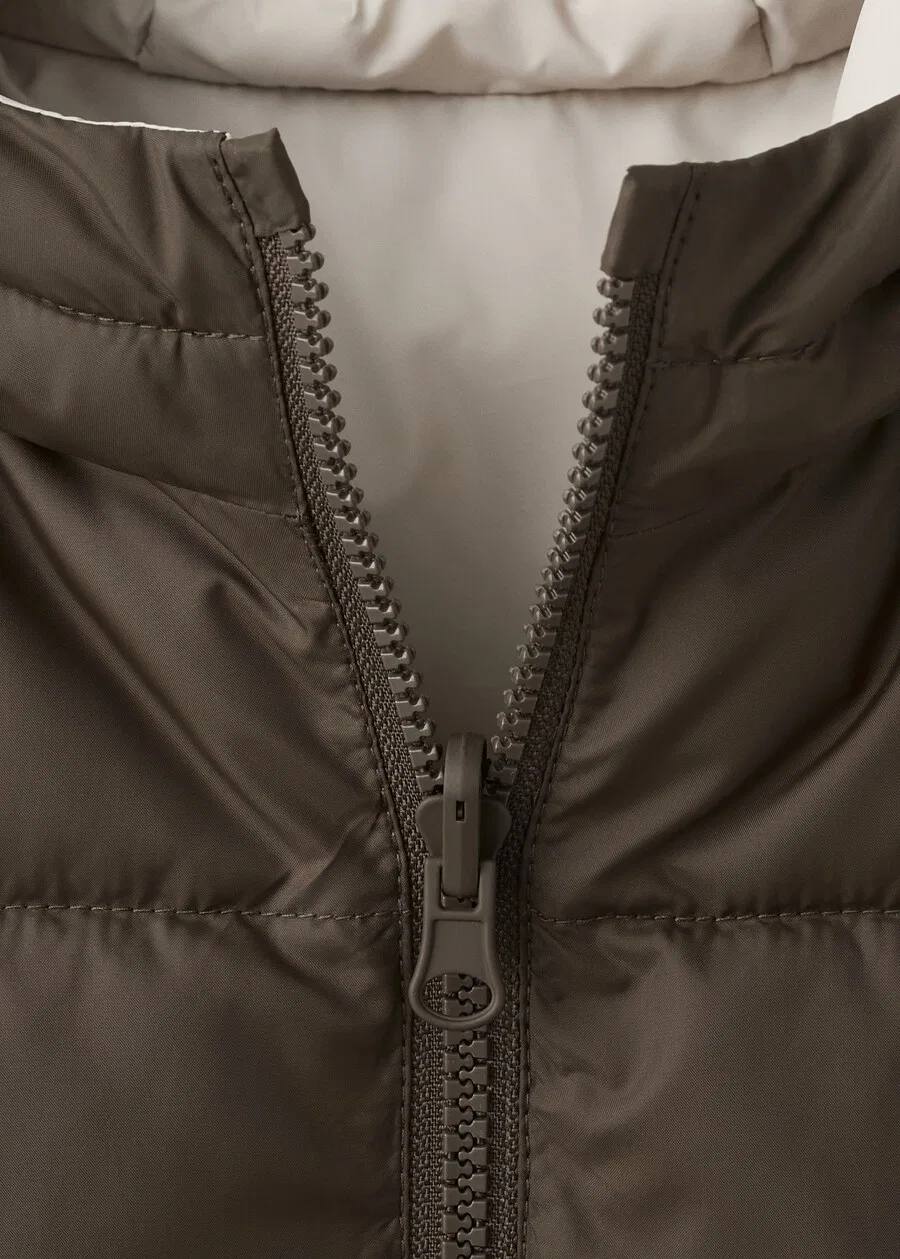 Детский жилет MANGO KIDS 'GERARD' коричневого цвета — фото 4