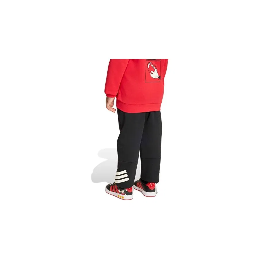 Детские спортивные штаны с принтом Mickey Mouse adidas, Черный — фото 4