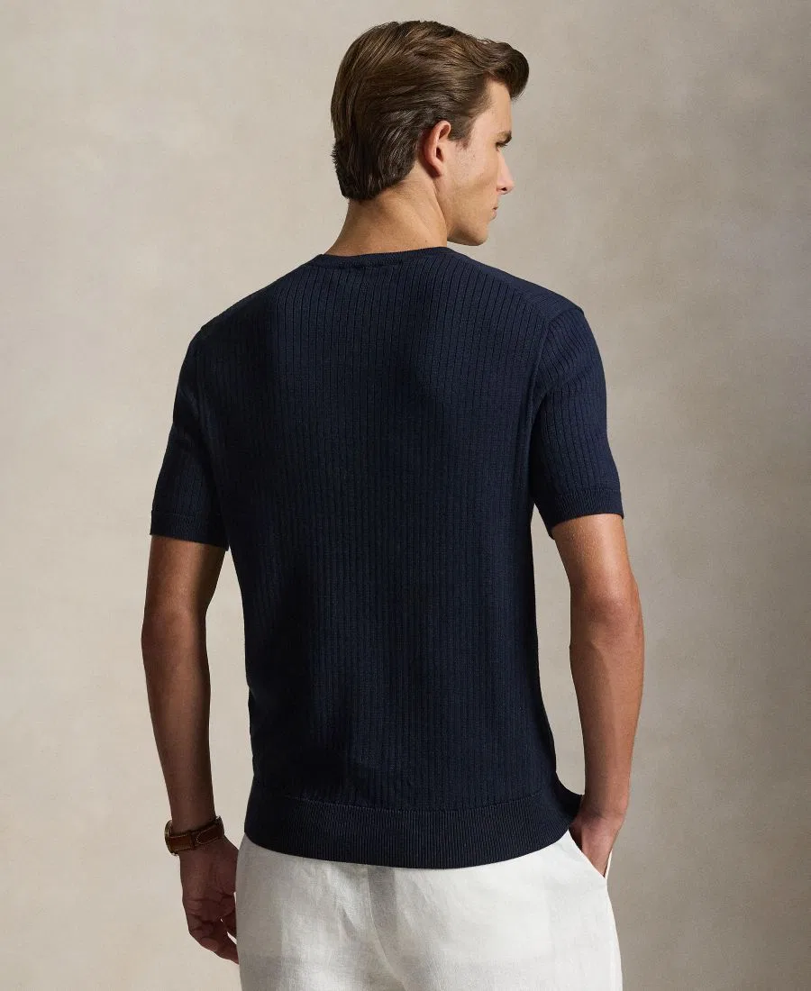 Свитер с круглым вырезом Polo Ralph Lauren, Hunter Navy — фото 4