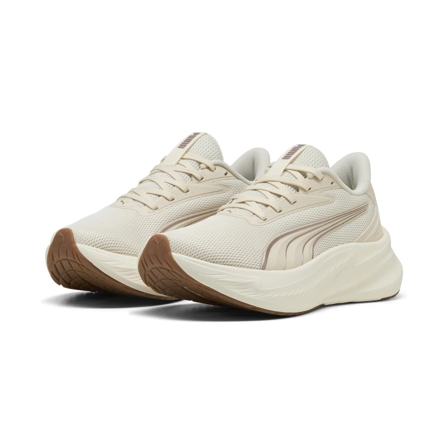 Детские кроссовки для бега Maxstride Lite PUMA, Alpine Snow Warm White Rose Gold