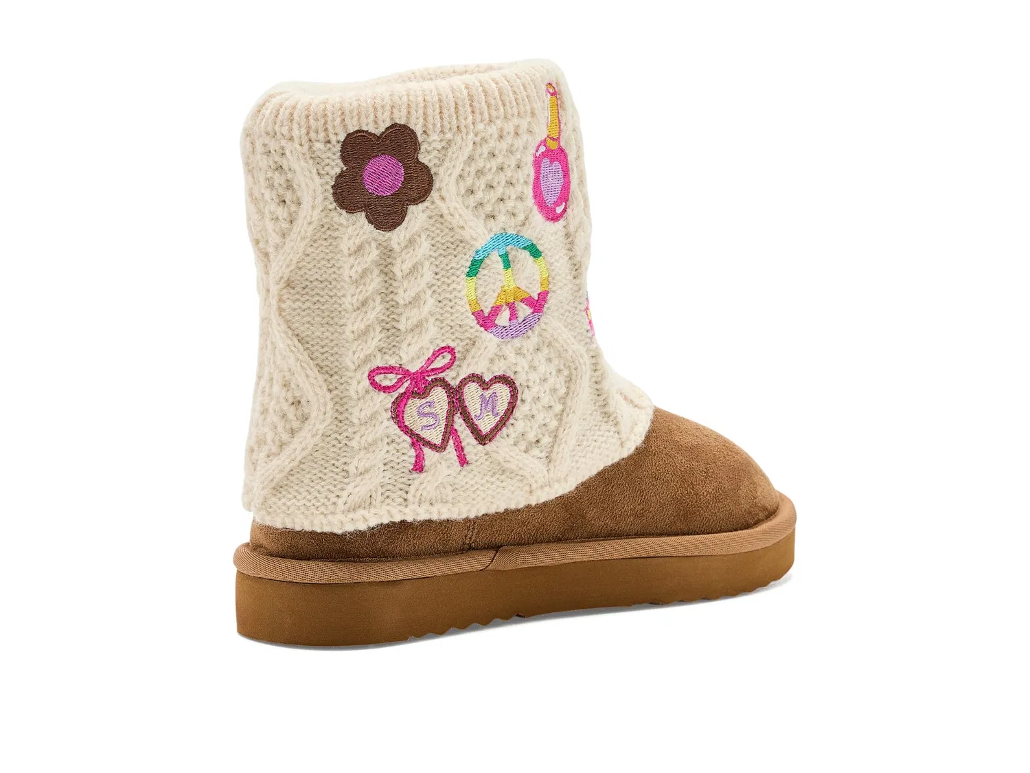 Ботинки Mochi (для маленьких и больших детей) Steve Madden Kids, Cognac — фото 4