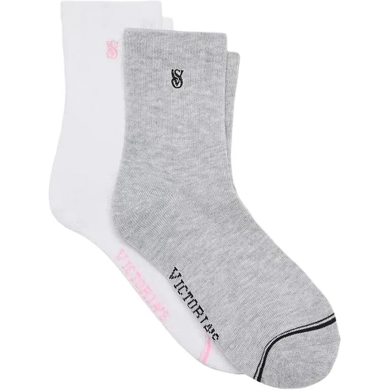 Женские носки с длинным голенищем, комплект из 2 пар, Victoria's Secret, 57MY 2 Pack — фото 3