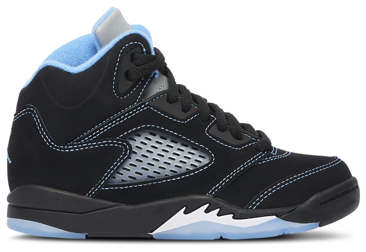 Баскетбольные кроссовки для мальчиков Retro 5 Jordan, синий/черный