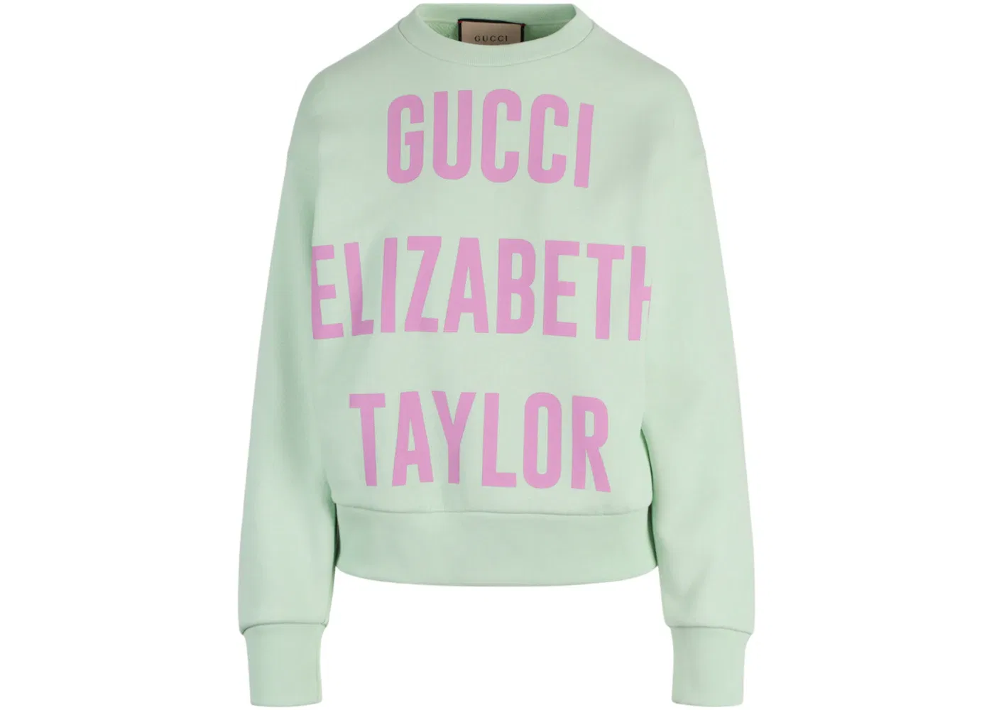 Женский свитшот с принтом Gucci Graphic Printed, Green