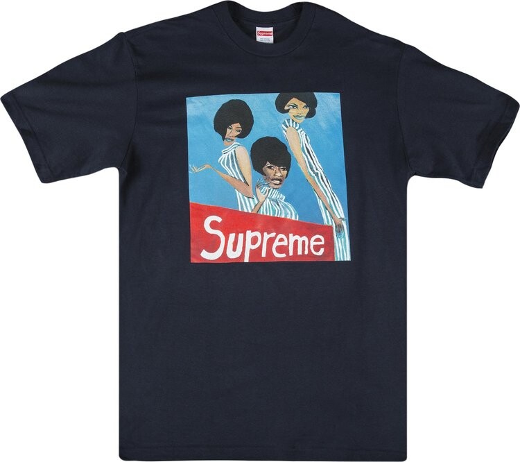 

Футболка Supreme Group T-Shirt 'Navy', синий