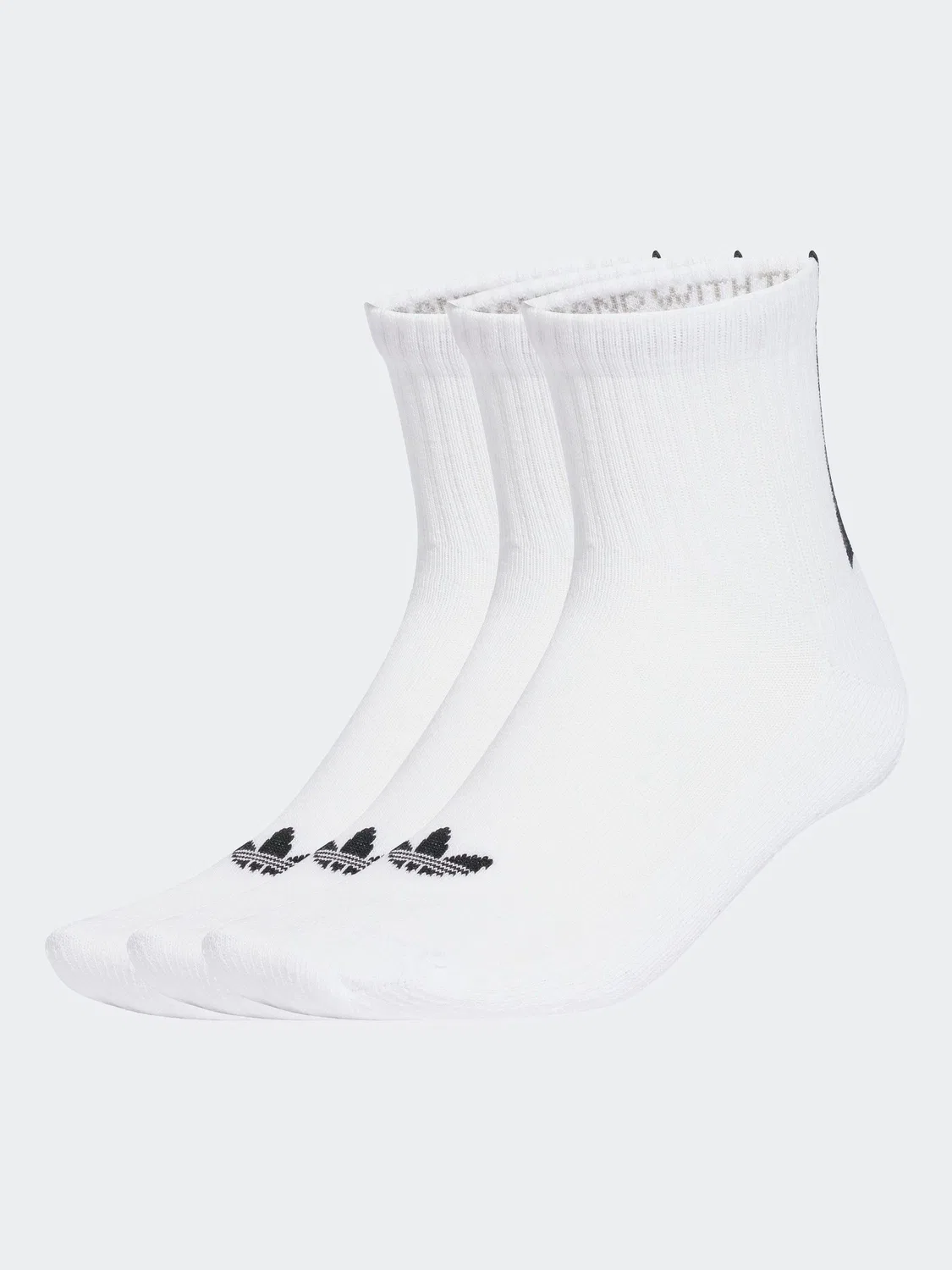 Носки adidas Originals White 3 Stripe 3 Pack, белые