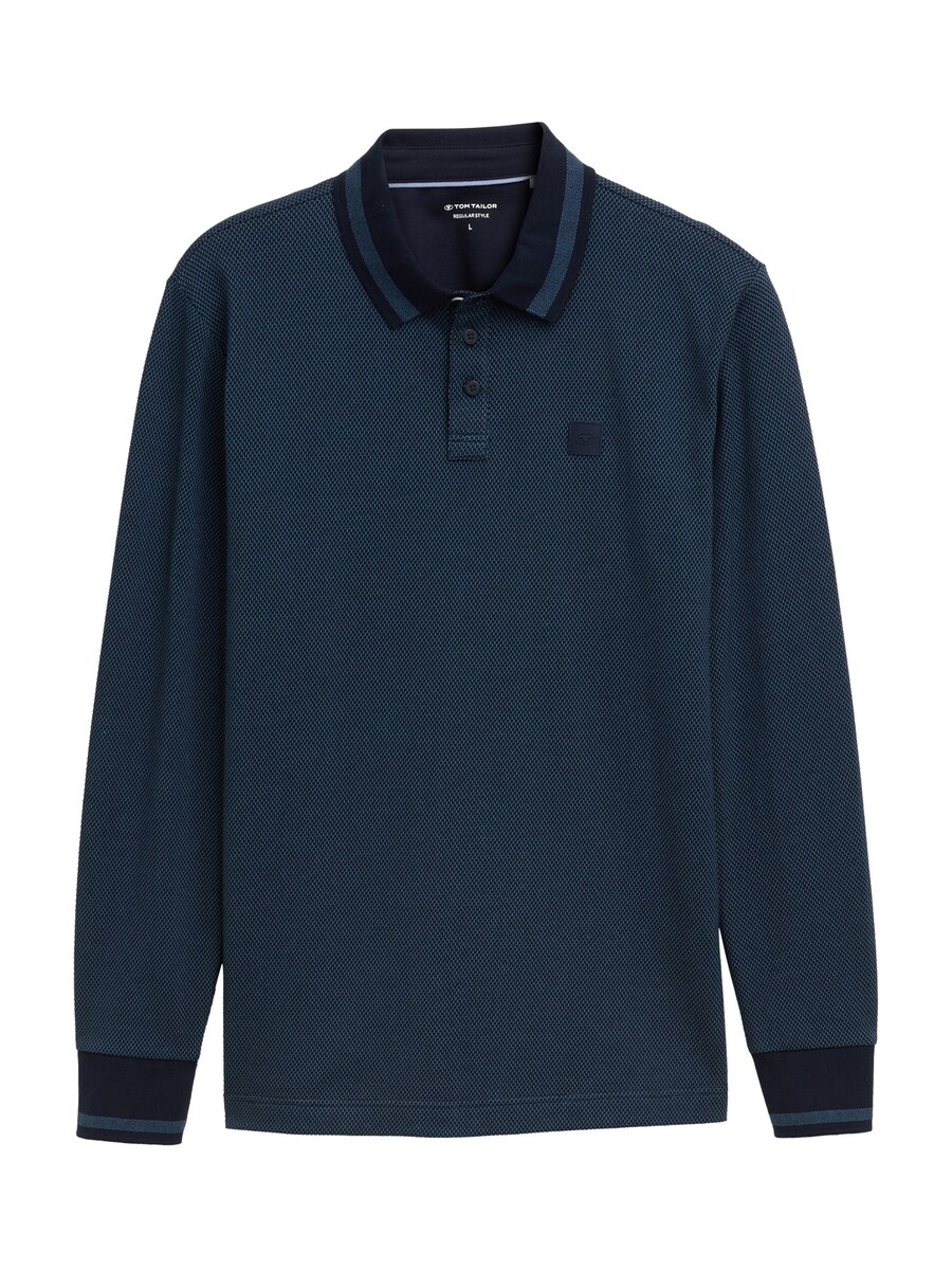 

Рубашка TOM TAILOR, цвет marine blue/Cyan blue