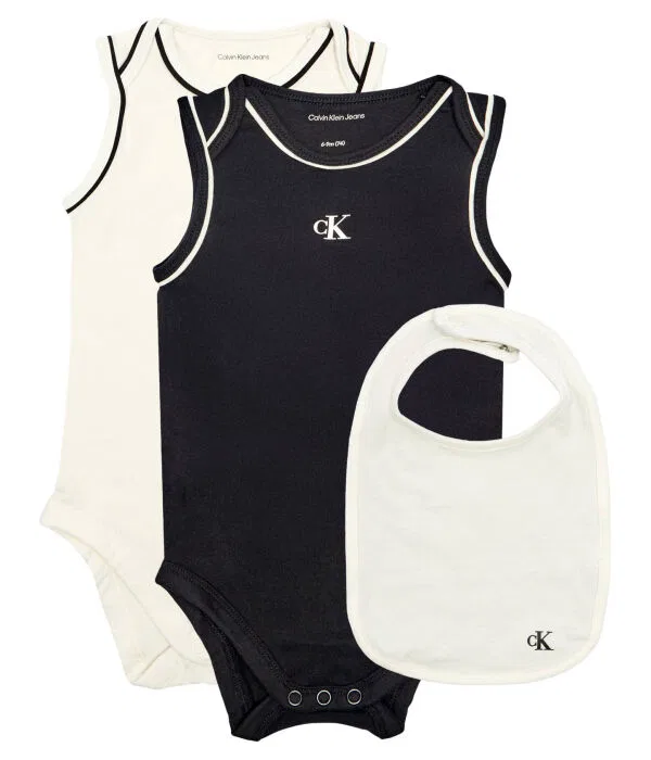 Детский комплект боди 2 штуки Calvin Klein Jeans, Écru