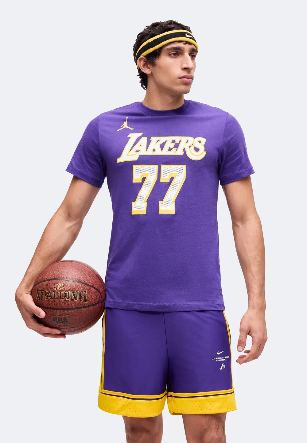 Nba Los Angeles Lakers essentials Luca Doncic - клубная одежда Nike Performance, Field Purple — фото 4