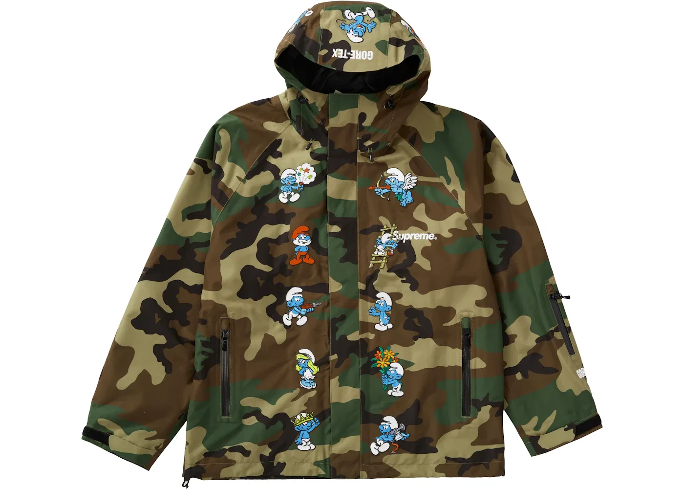 Мужская куртка Shell Jacket Supreme, Woodland Camo
