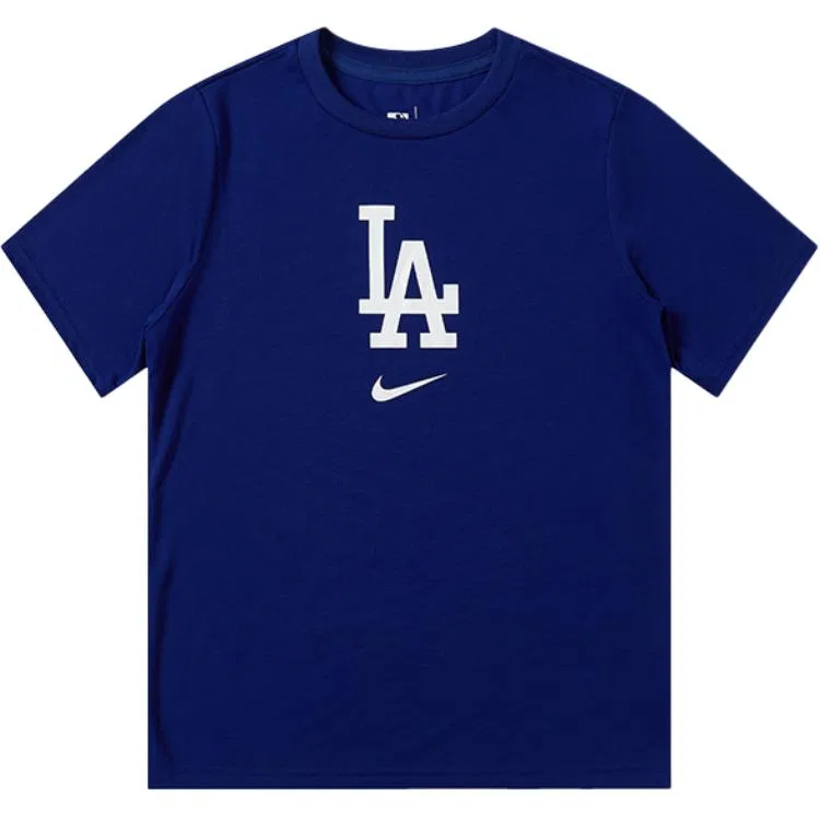 Детская футболка с длинным рукавом MLB Nike, Los Angeles Dodgers Blue